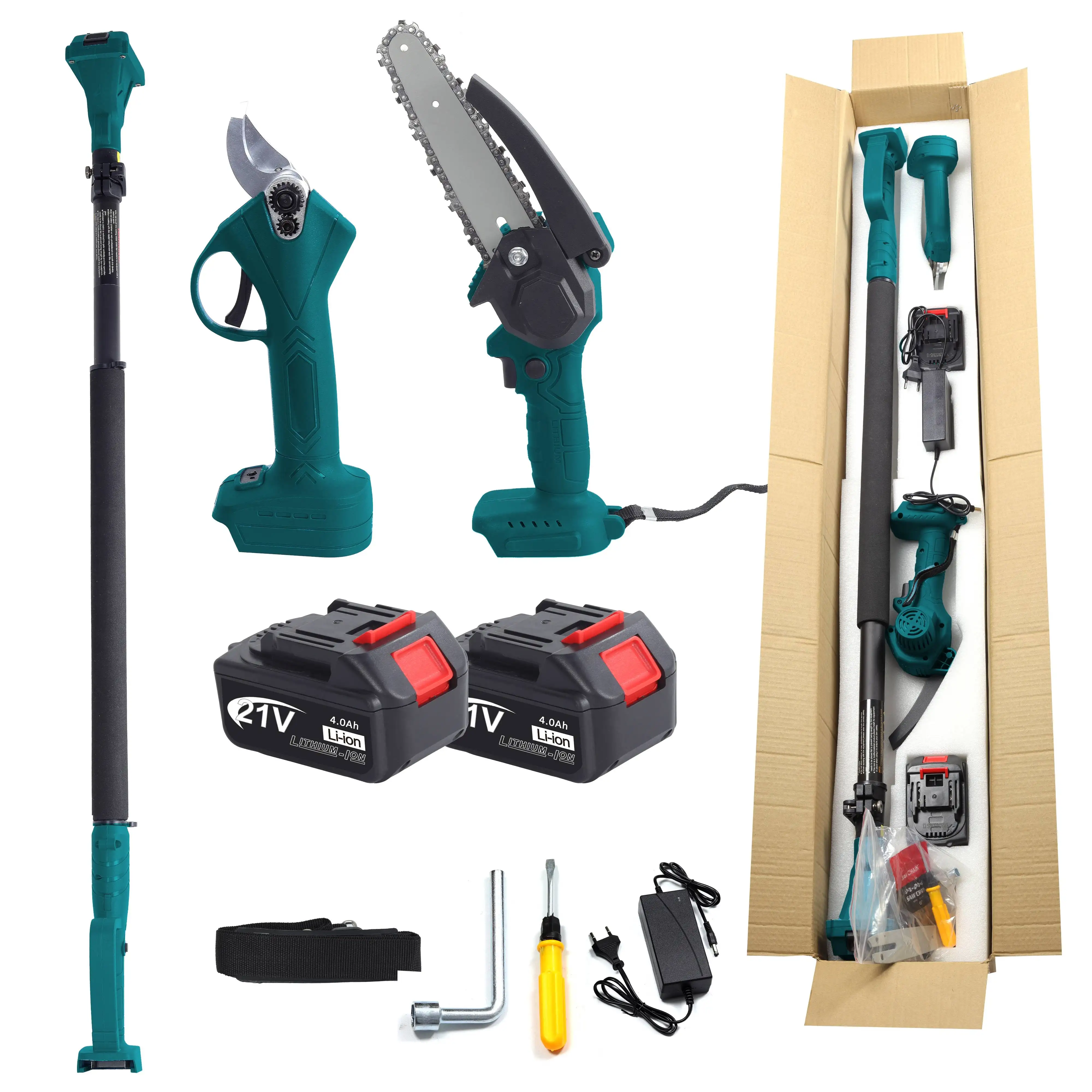 Cordless Electric Pruning Saw and Shear Set