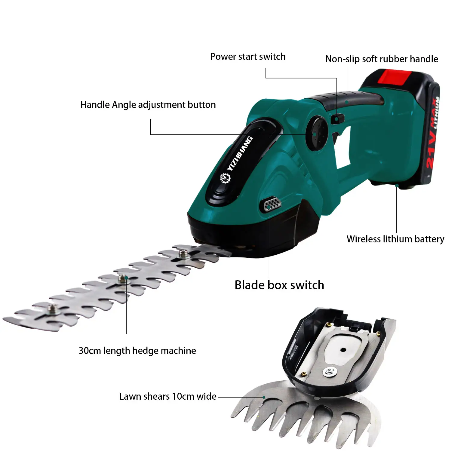 Cordless Electric Hedge Trimmer