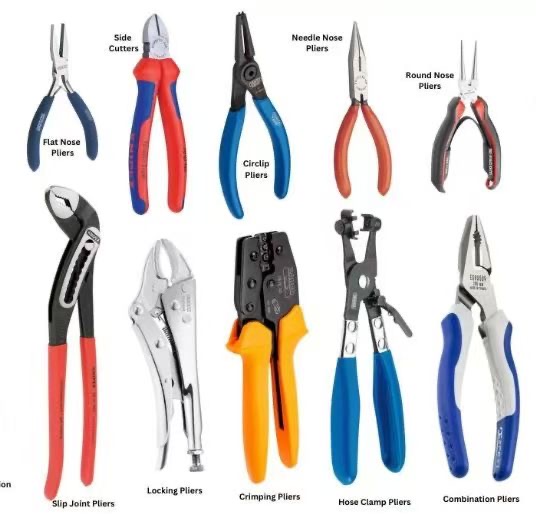 Different Types of Pliers
