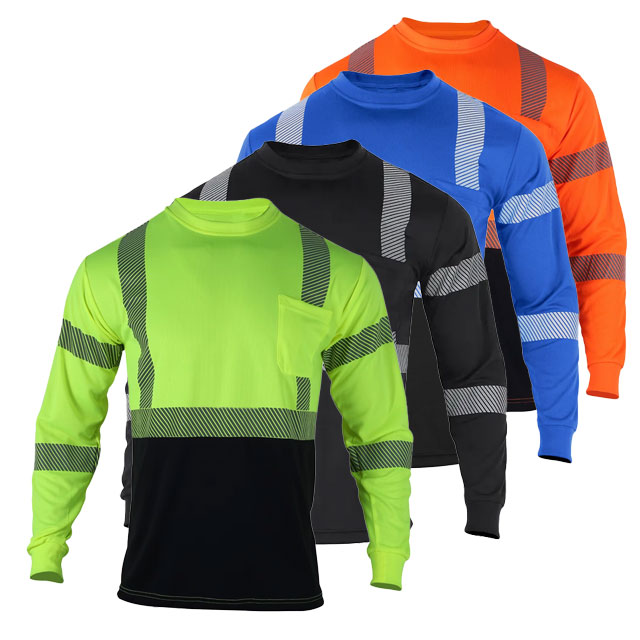 Polyester Safety Shirts Quick Dry-mix