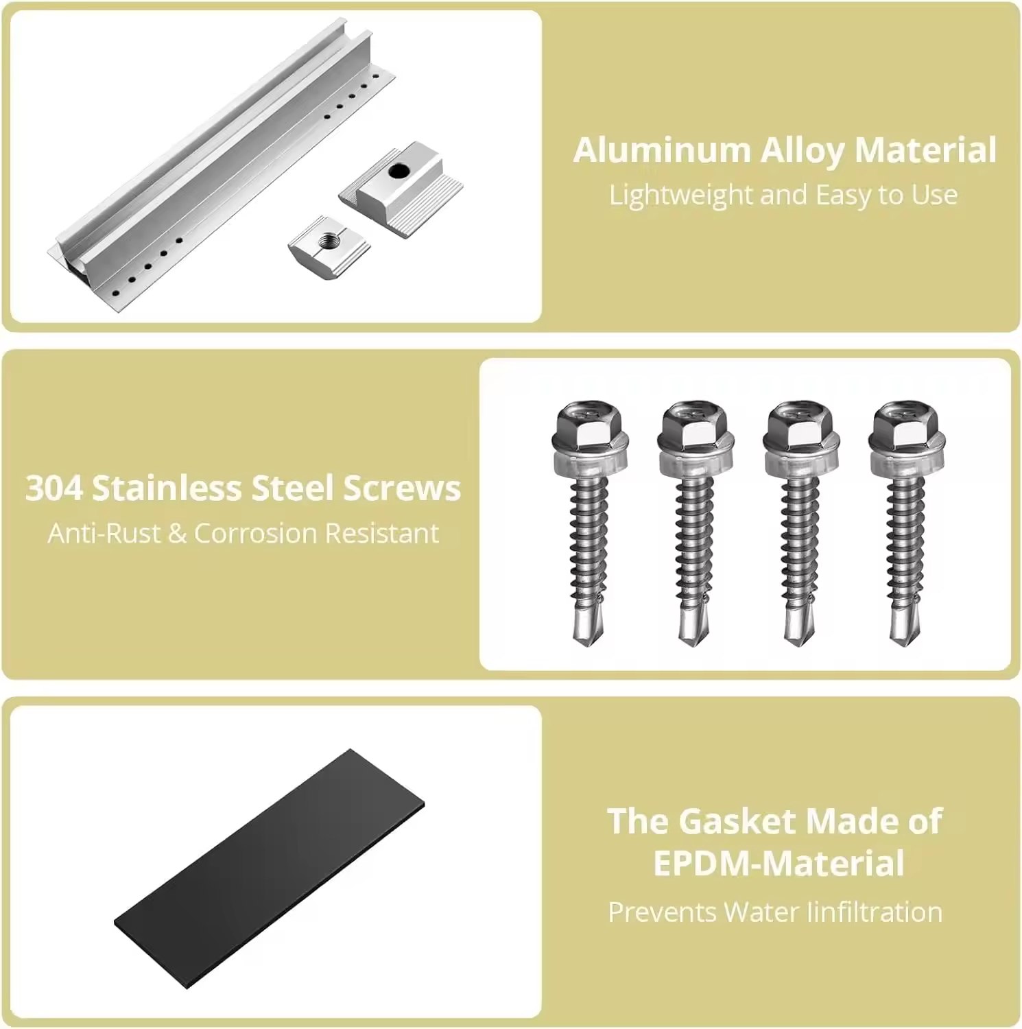 Solar Panel Mounting Kit