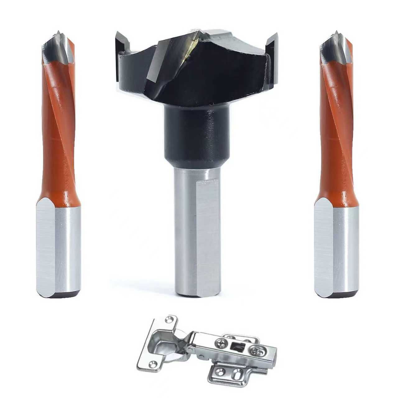 Carbide Hinge Boring Drill Bit Set