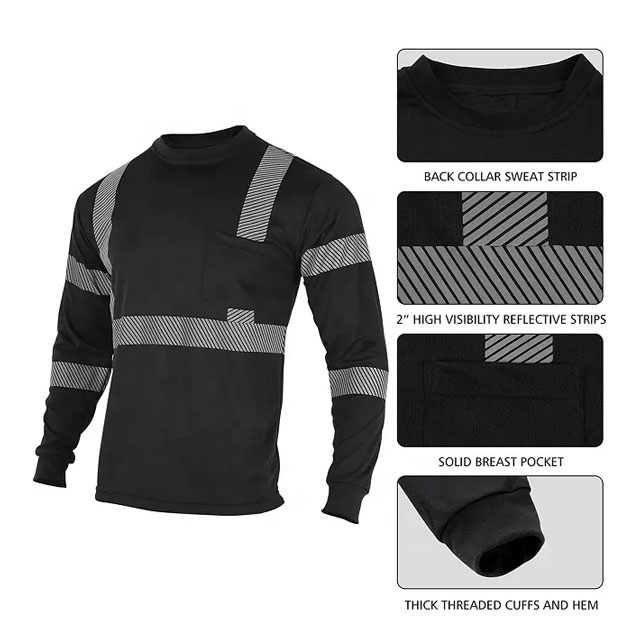 Polyester Safety Shirts Quick Dry-mix