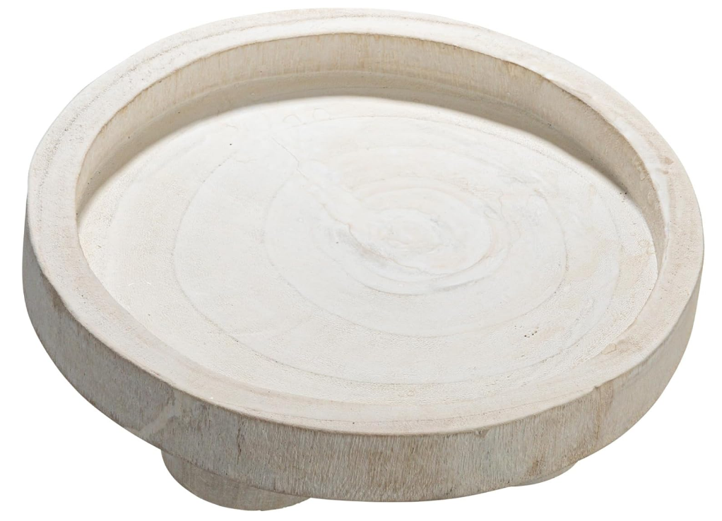 Paulownia Wood Pedestal Tray