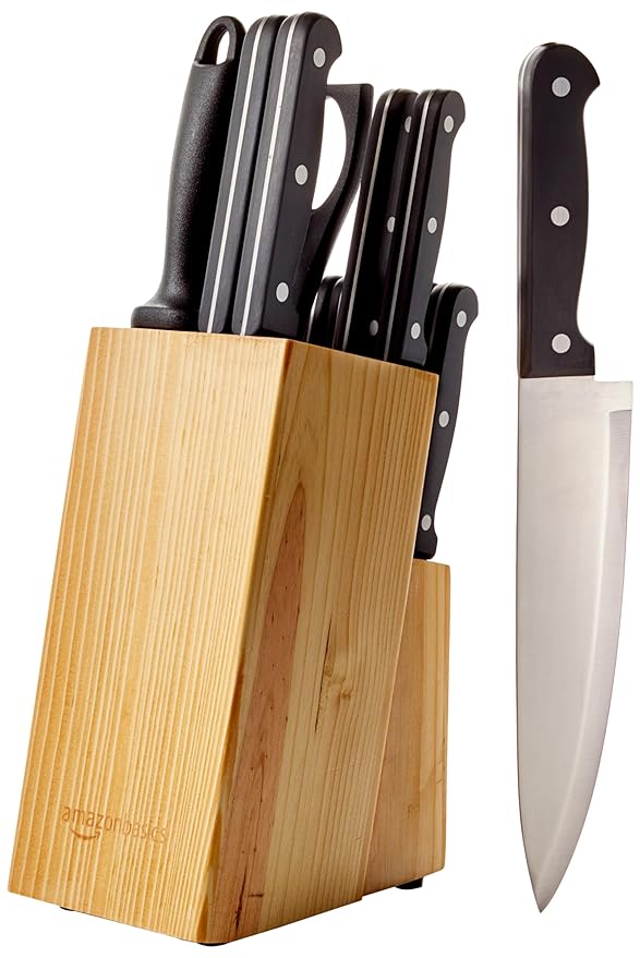 Knife Set with Wooden Block