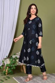 Elegant Black Kurti Set