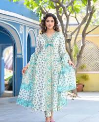 Elegant Floral Anarkali Suit