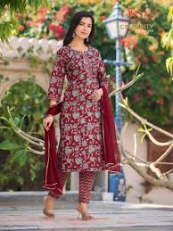 Traditional Floral Kurta Set