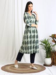 Floral Print Kurta
