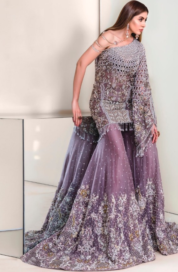 Lavender Embellished Gown