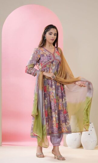 Elegant Floral Traditional Dress