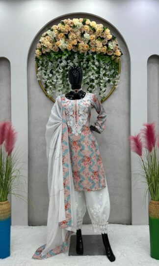 Floral Printed Kurta Set