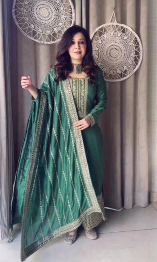 Elegant Green Salwar Kameez