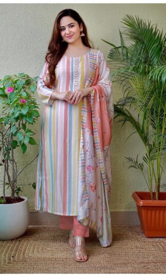 Elegant Multicolor Kurta Set