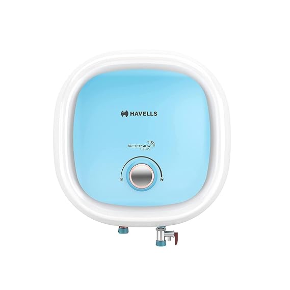Havells Adonia Spin 15 Litre Storage Water Heater(Geyser)|Temperature Sensing LED Knob|Anti Rust Tank|Warranty: 7 Year on Tank|Free Installation With Shock Safe Plug & Flexi Pipe|High Rise Compatible