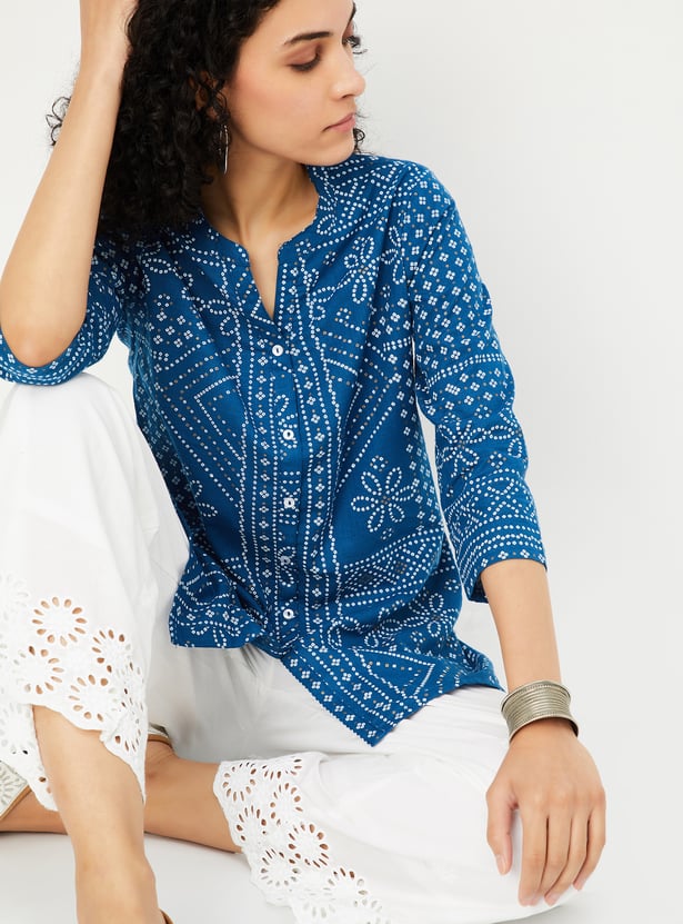 Women Printed Short Kurti