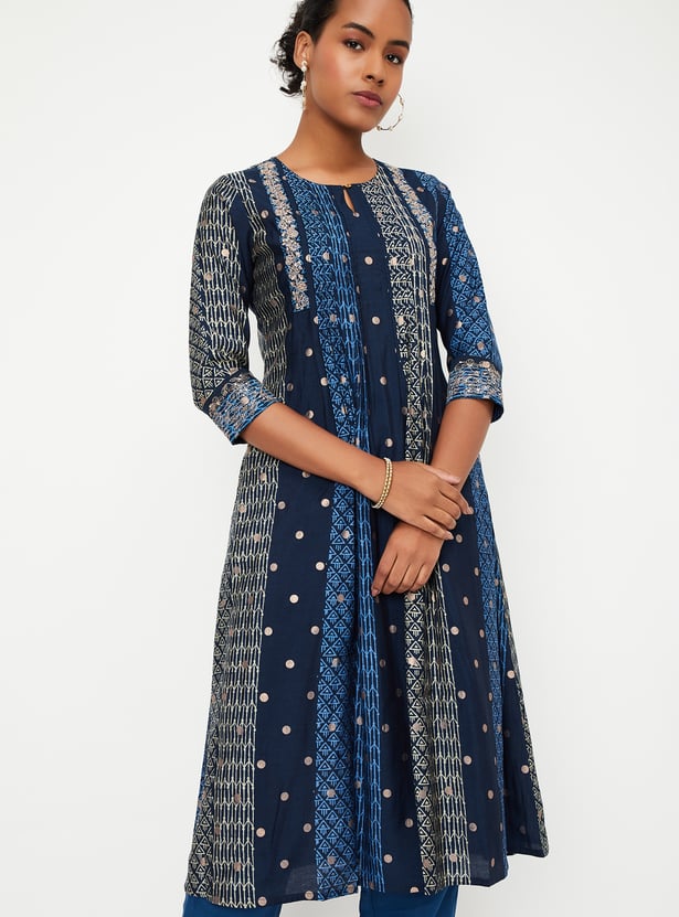 Women Printed A-Line Kurta