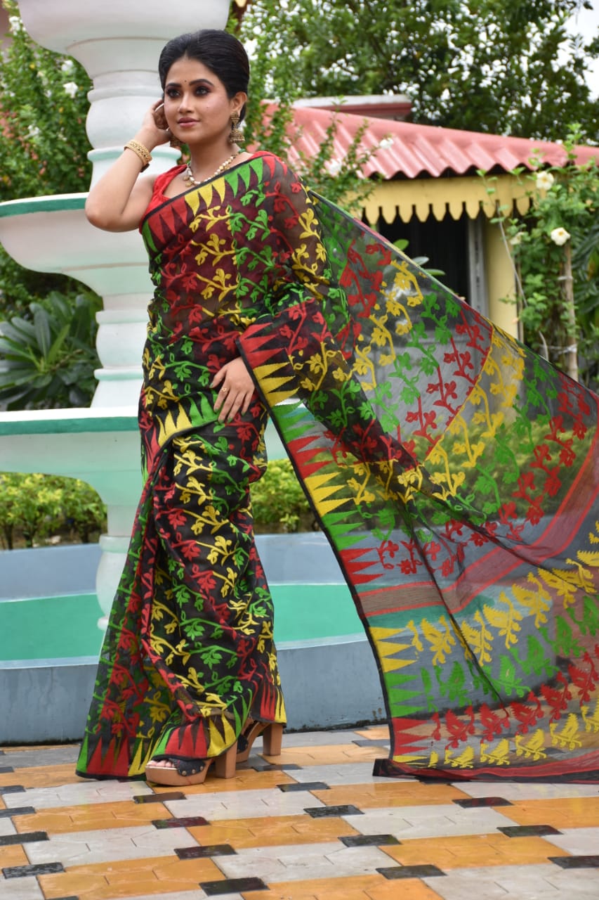 Bengal Jamdani Saree