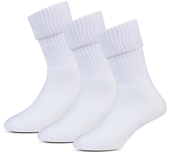 ROYAL CLASS Women Calf Length Towel Terry Thick Woolen Winter Wear Socks, Cushioned Warm Thermal Socks For Women (Pack of 3 Pairs)