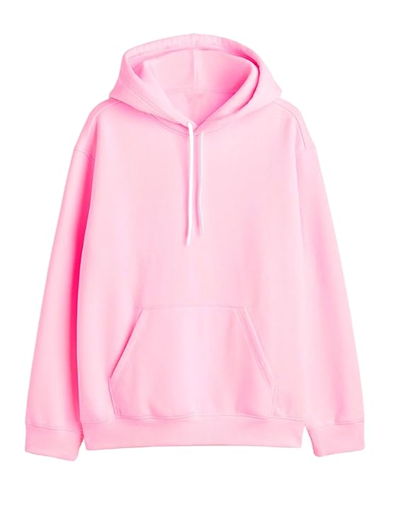 JUNEBERRY Women Sweatshirt with Hoodies, Fleece Material Full Sleeves Jumper Women Winter Wear, Hooded Neck Regular Fit Long Sleeve Womens Sweatshirt, Winter Wear for Women