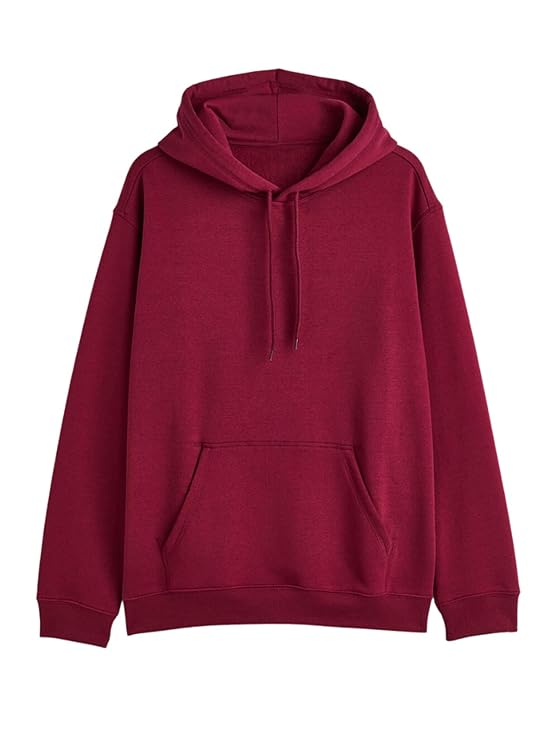 JUNEBERRY Women Sweatshirt with Hoodies, Fleece Material Full Sleeves Jumper Women Winter Wear, Hooded Neck Regular Fit Long Sleeve Womens Sweatshirt, Winter Wear for Women