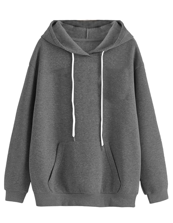 JUNEBERRY Women Sweatshirt with Hoodies, Fleece Material Full Sleeves Jumper Women Winter Wear, Hooded Neck Regular Fit Long Sleeve Womens Sweatshirt, Winter Wear for Women
