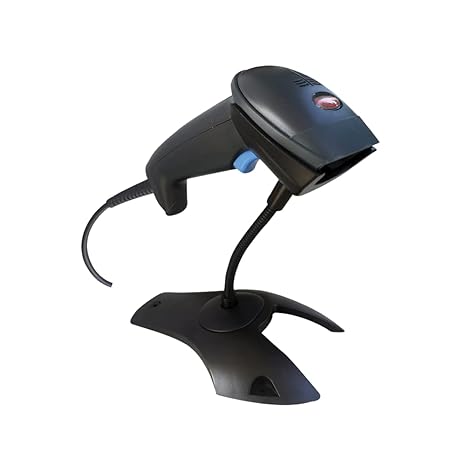 Pegasus PS1146A 1D Barcode Scanner | Wired Laser Scanner with Hands-Free Auto Sensing | Barcode Reader | 2 Years Warranty | Compatible with PC for Store, Supermarket, Warehouse