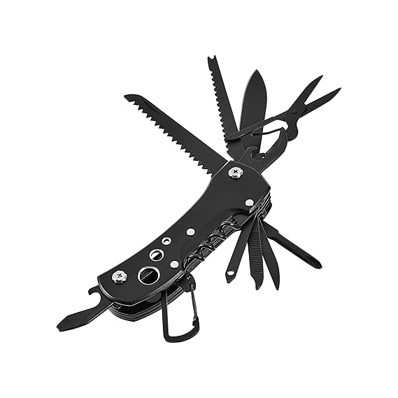 basics 15-in-1 Multi-Tool Pocket Knife with Nylon Sheath