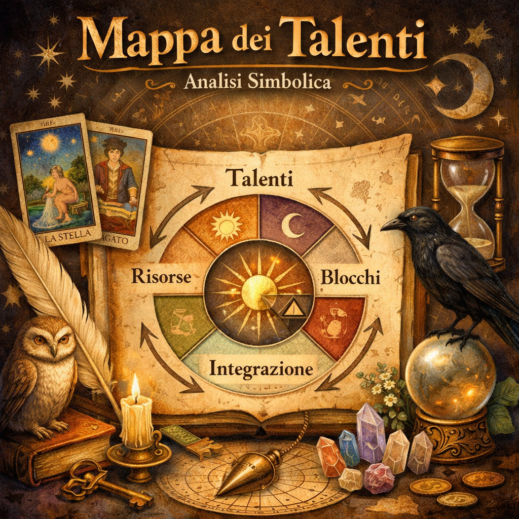 Bussola simbolica dei talenti