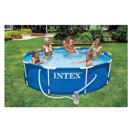 1PZ PISCINA CON TELAIO 'LINEA FRAME' cm 305 x 76 - 4485lt pompa 1250 l/h codice 613606