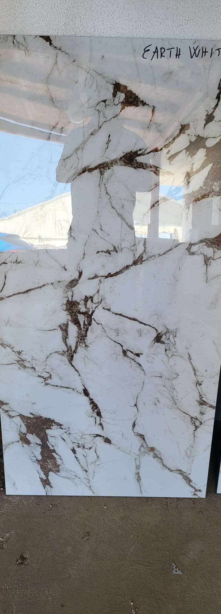 Earth White Porcelain Slab