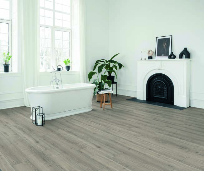 PAVIMENTO LAMINATO 8 MM ROVERE ARGENTO 