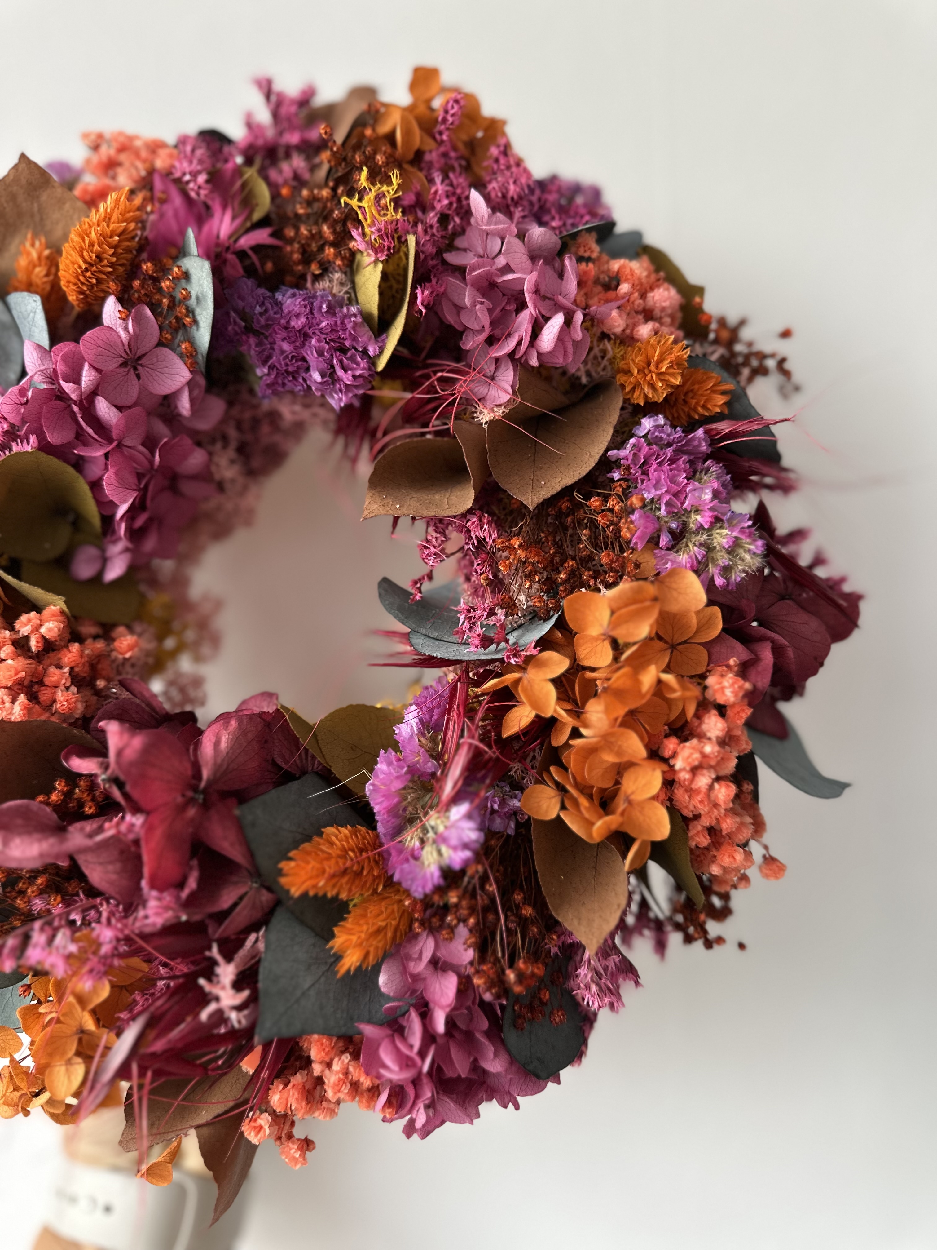 Trockenblumenkranz ca.30 cm Herbst