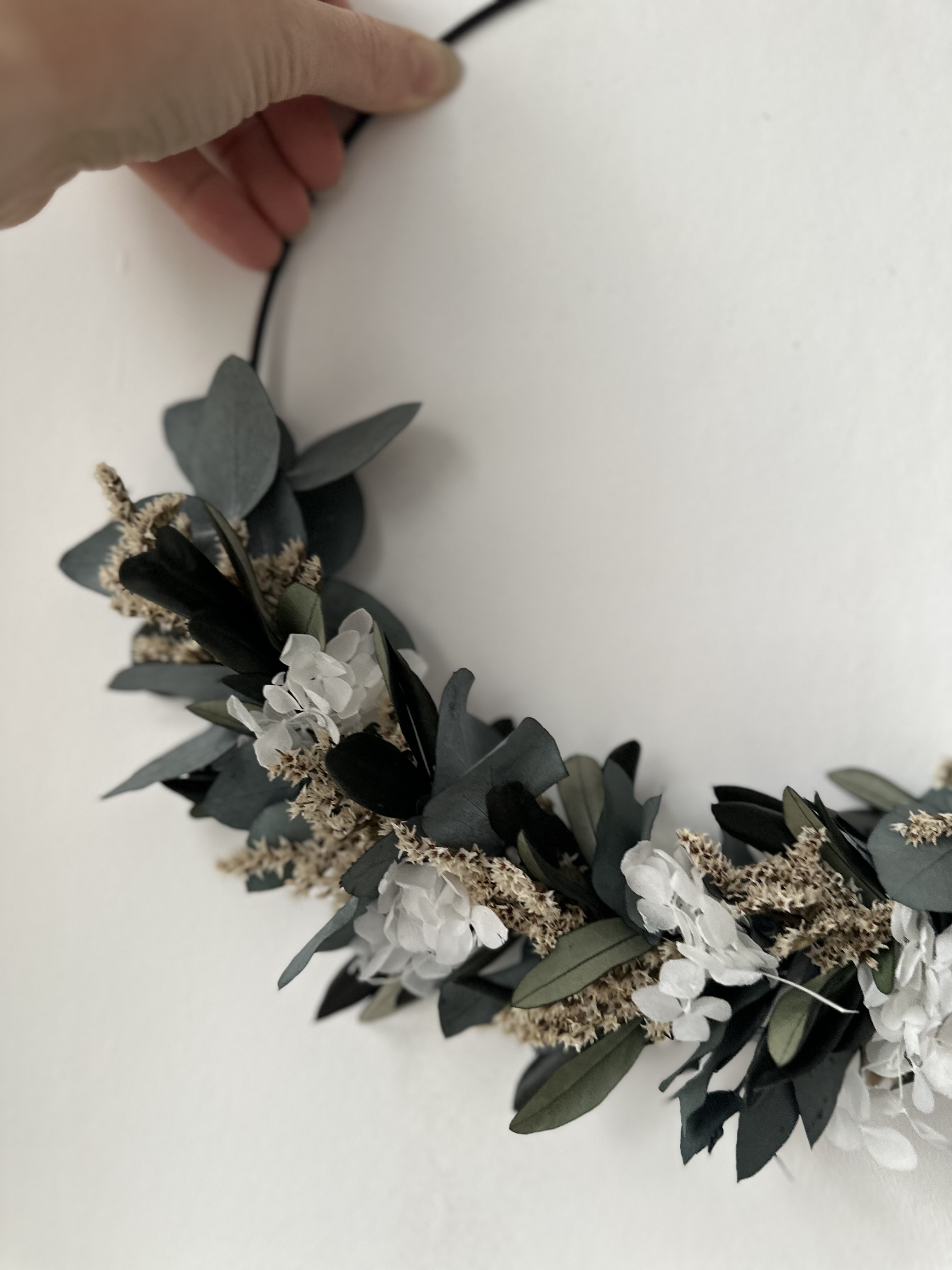 Loop aus Trockenblumen - ca. 25cm