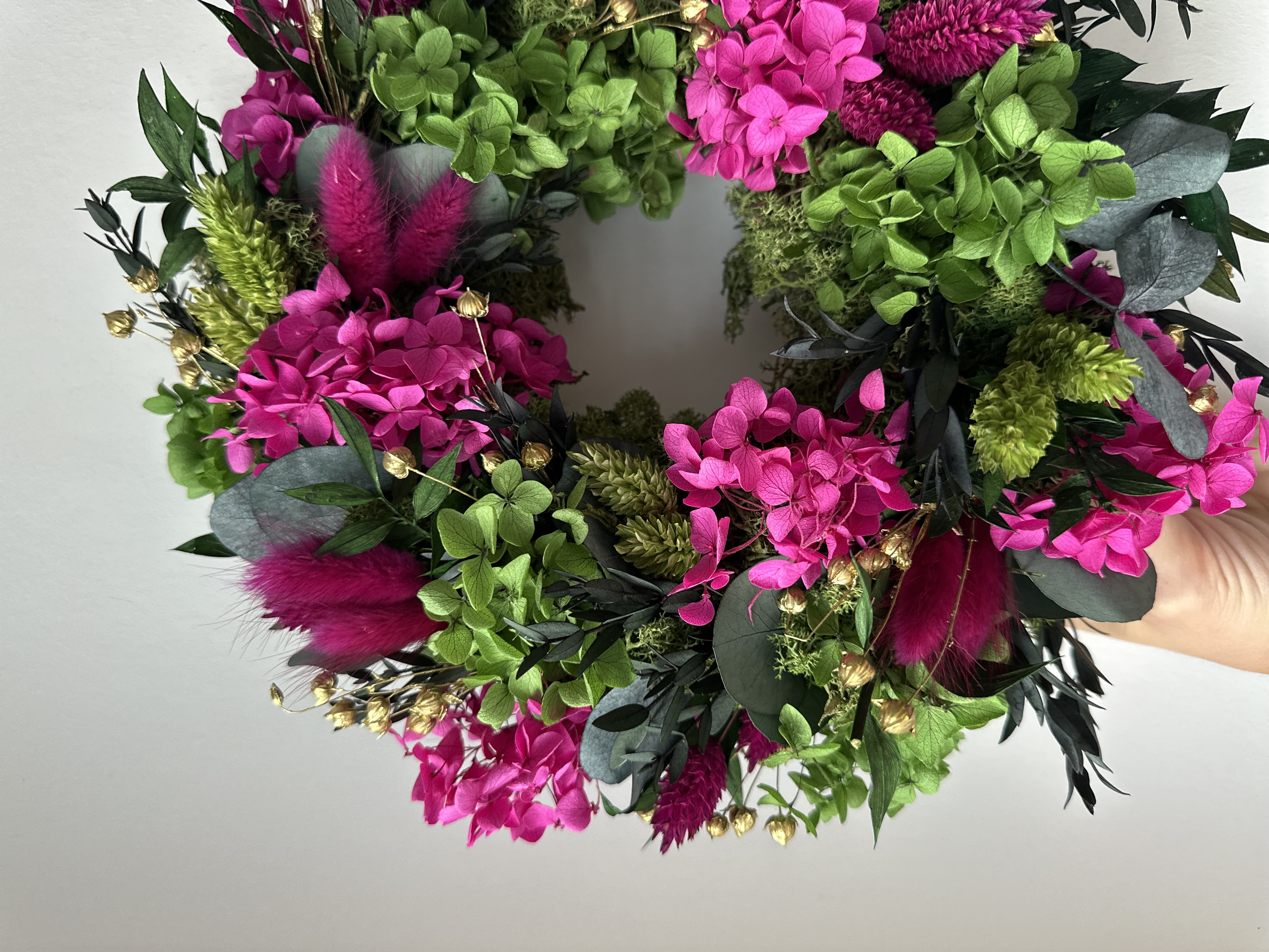 Kranz aus Trockenblumen ca. 27cm