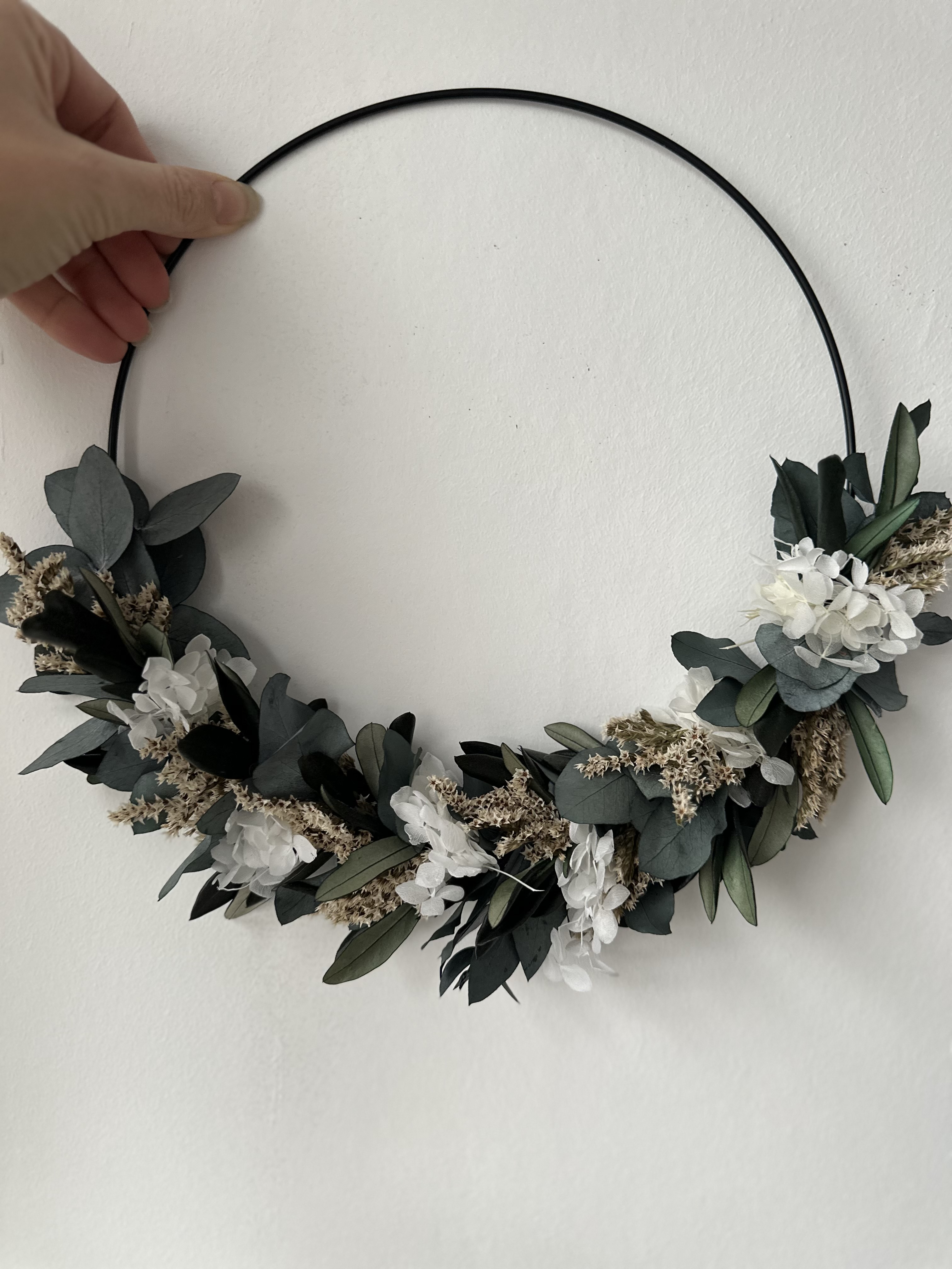 Loop aus Trockenblumen - ca. 25cm