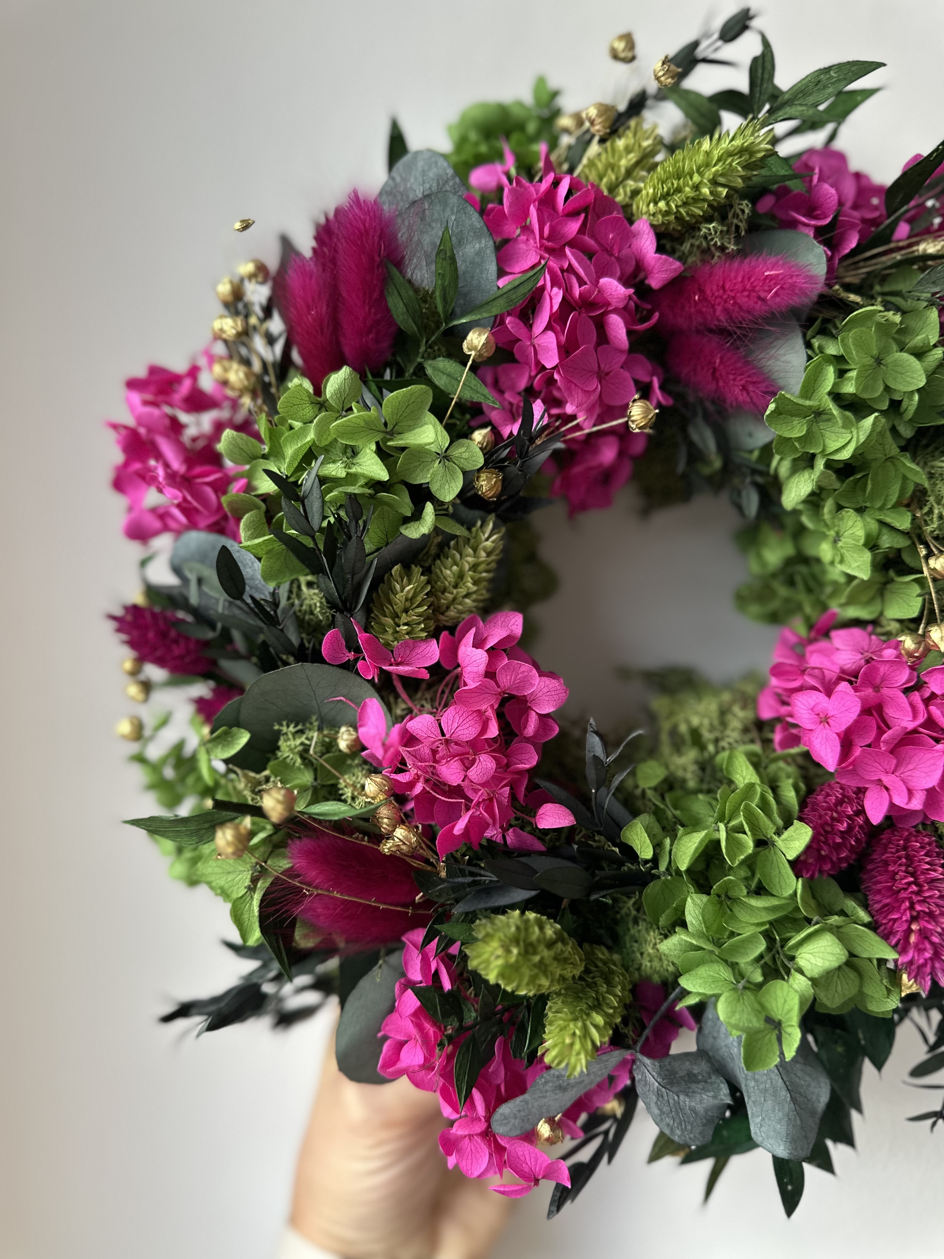 Kranz aus Trockenblumen ca. 27cm