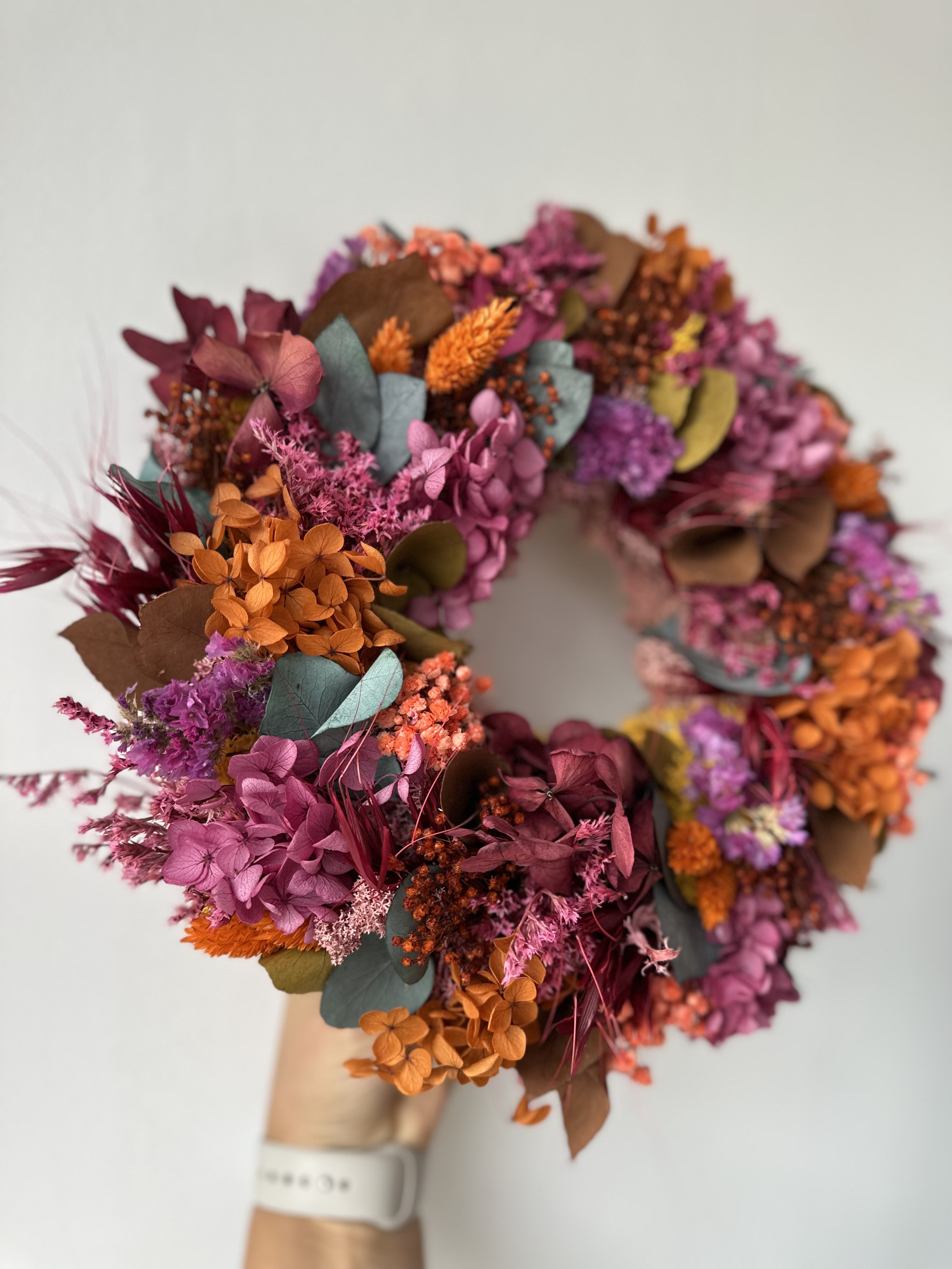 Trockenblumenkranz ca.30 cm Herbst