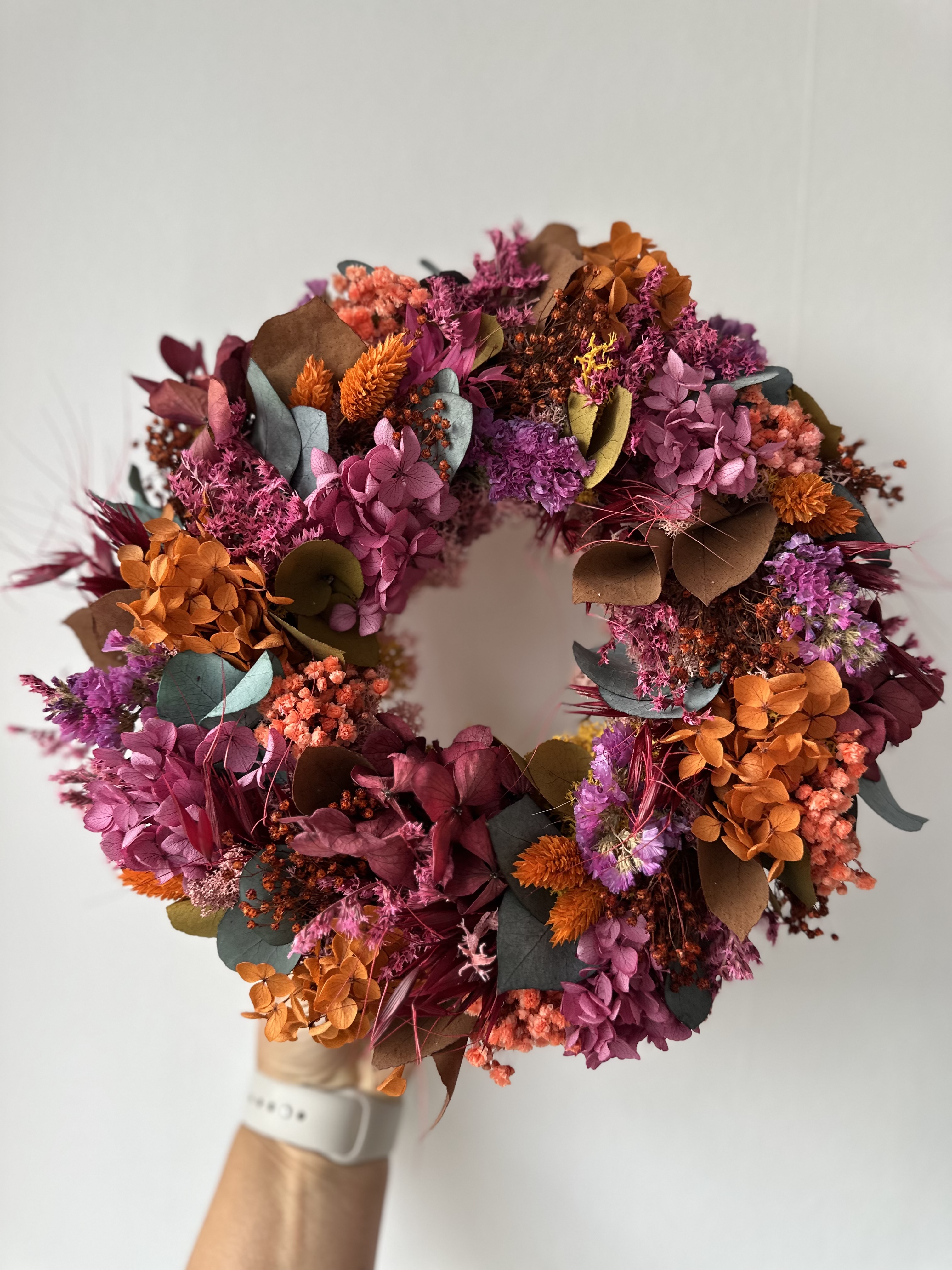 Trockenblumenkranz ca.30 cm Herbst