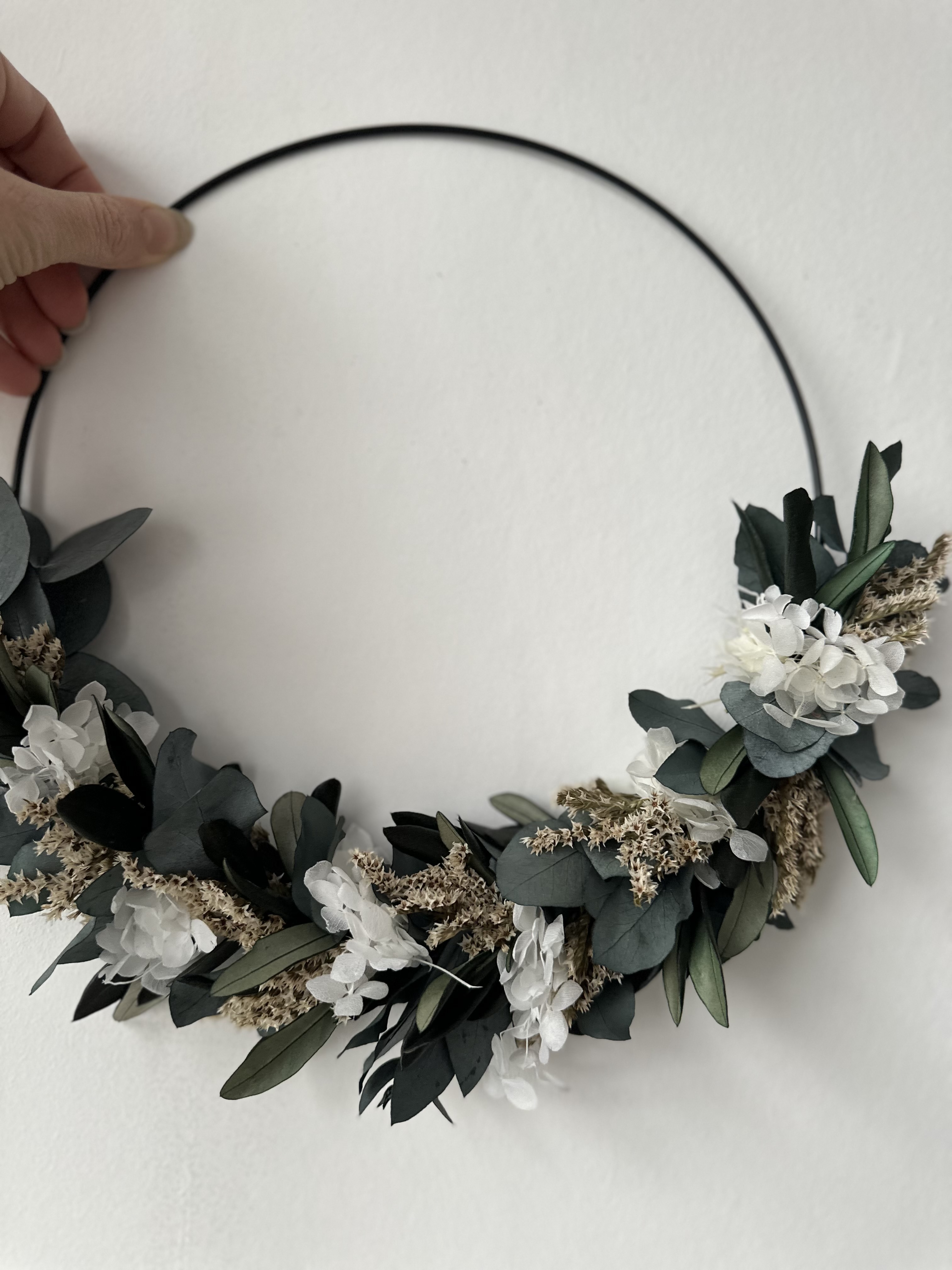 Loop aus Trockenblumen - ca. 25cm