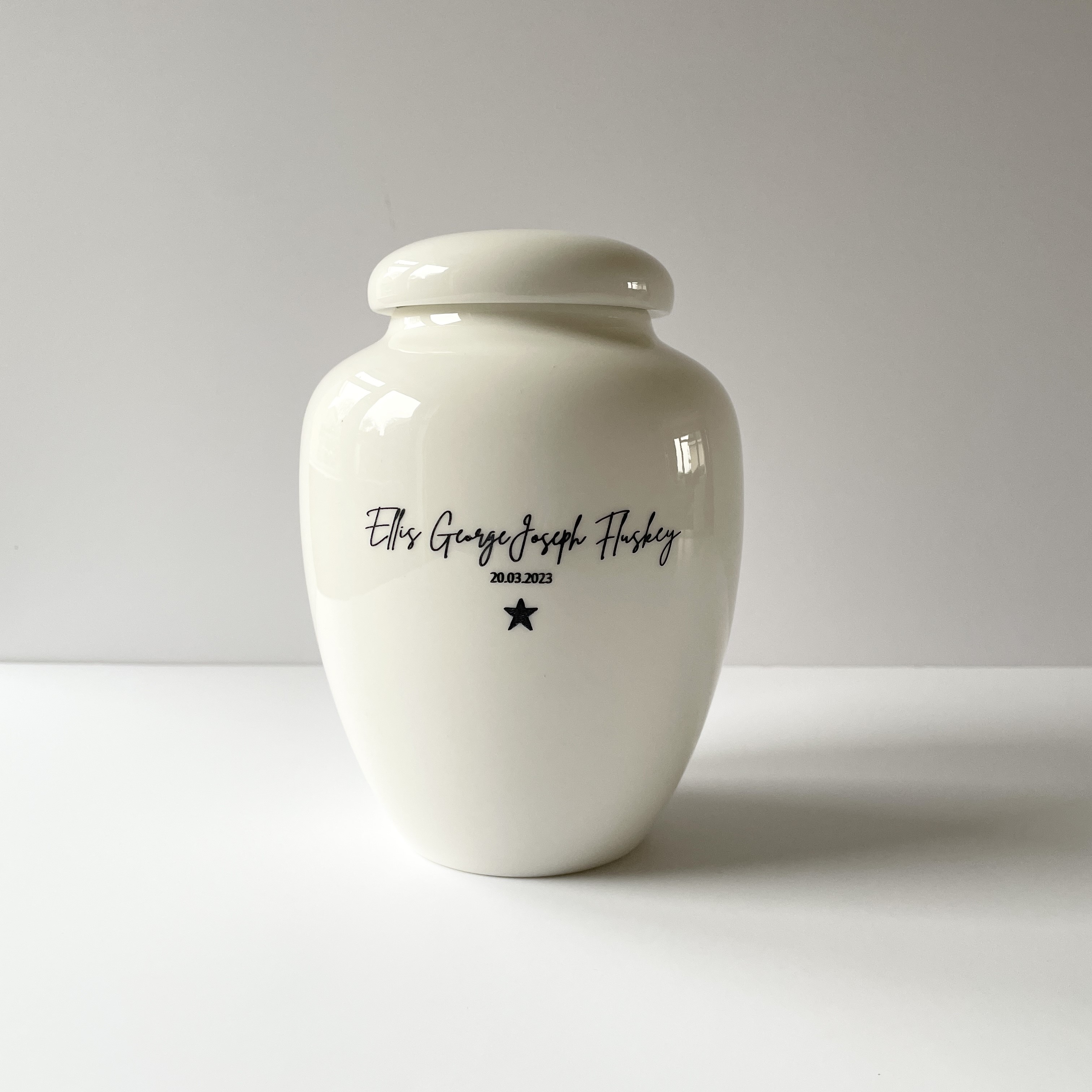 Large Talhas Urn - Ceramic Urn for Baby Ashes 
