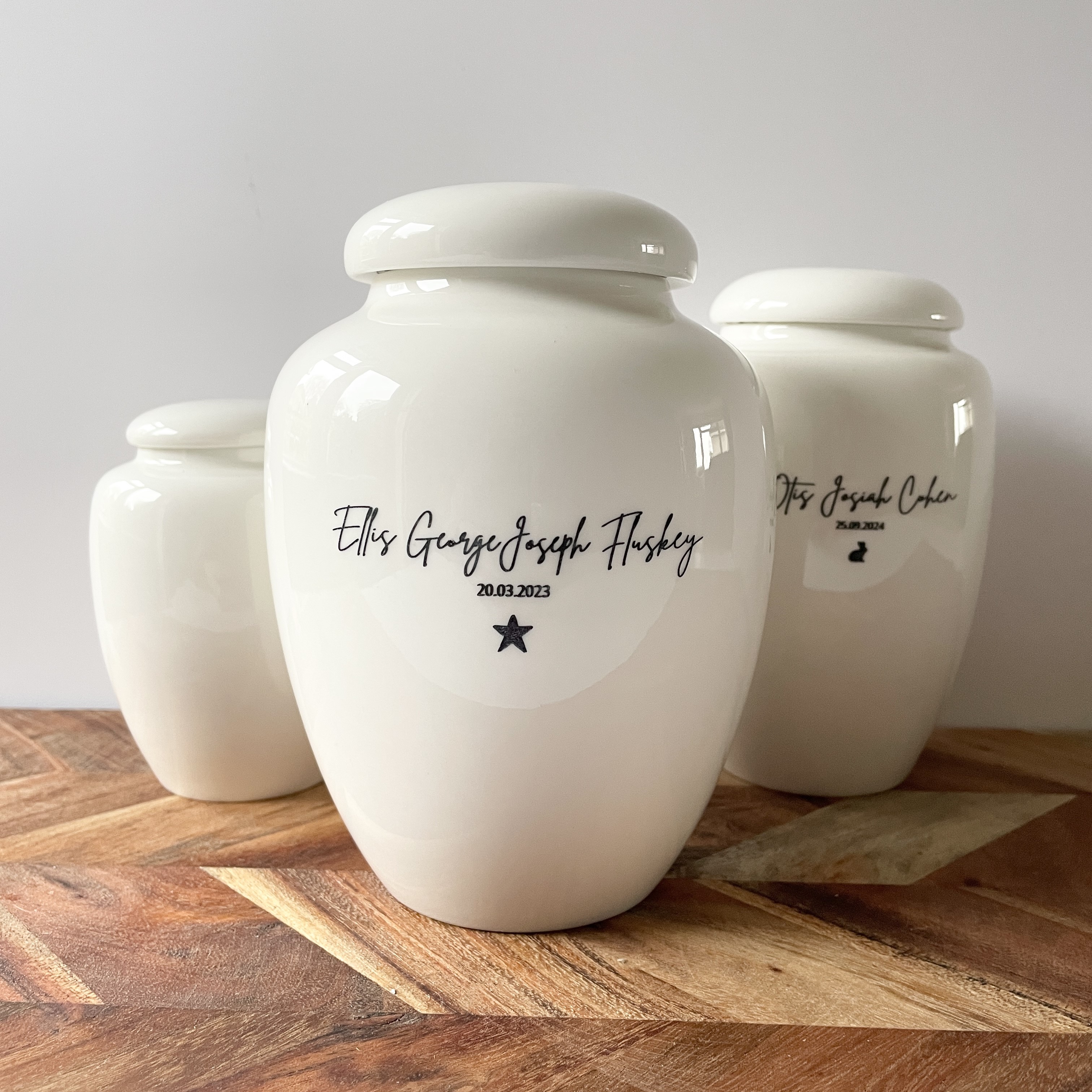 Large Talhas Urn - Ceramic Urn for Baby Ashes 