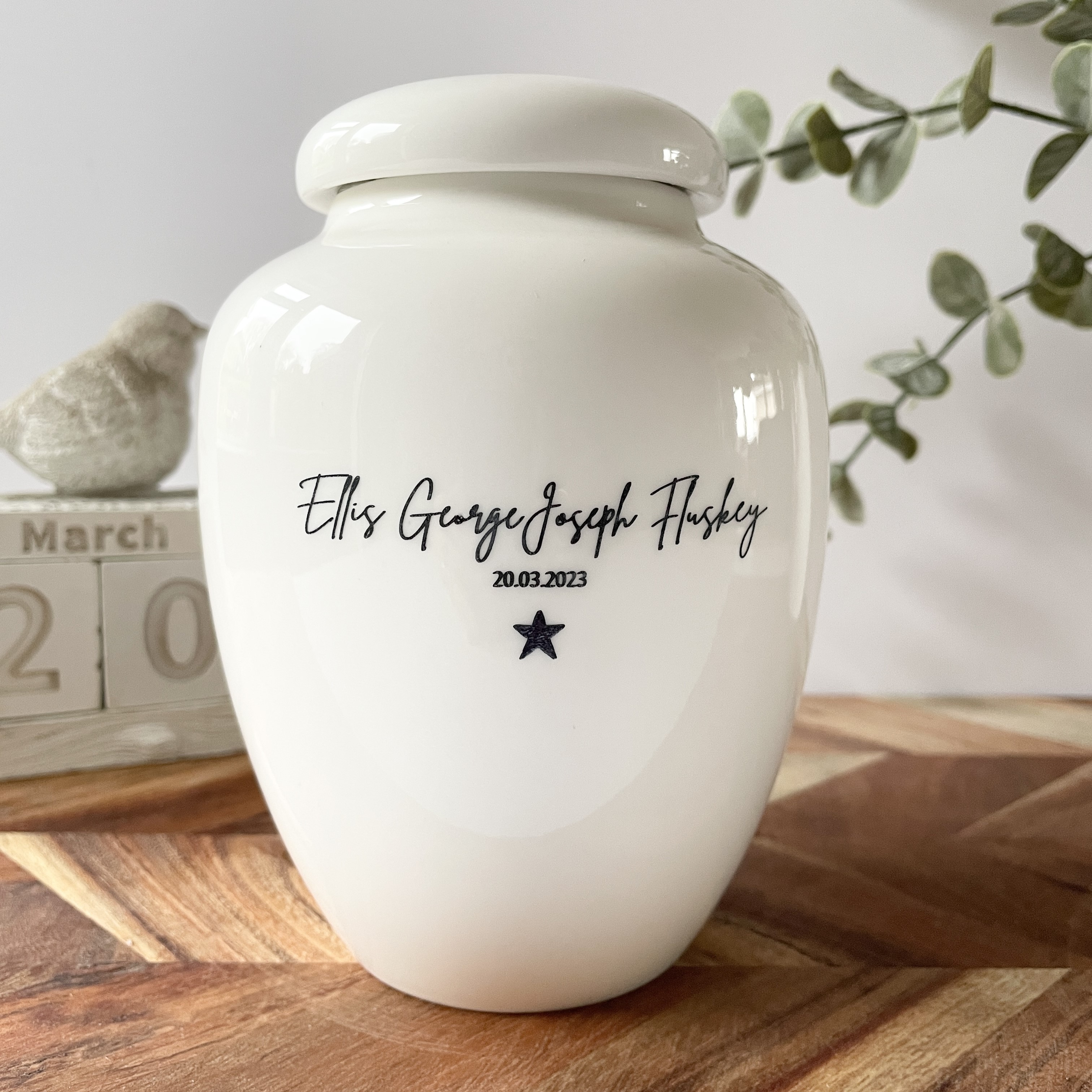 Large Talhas Urn - Ceramic Urn for Baby Ashes