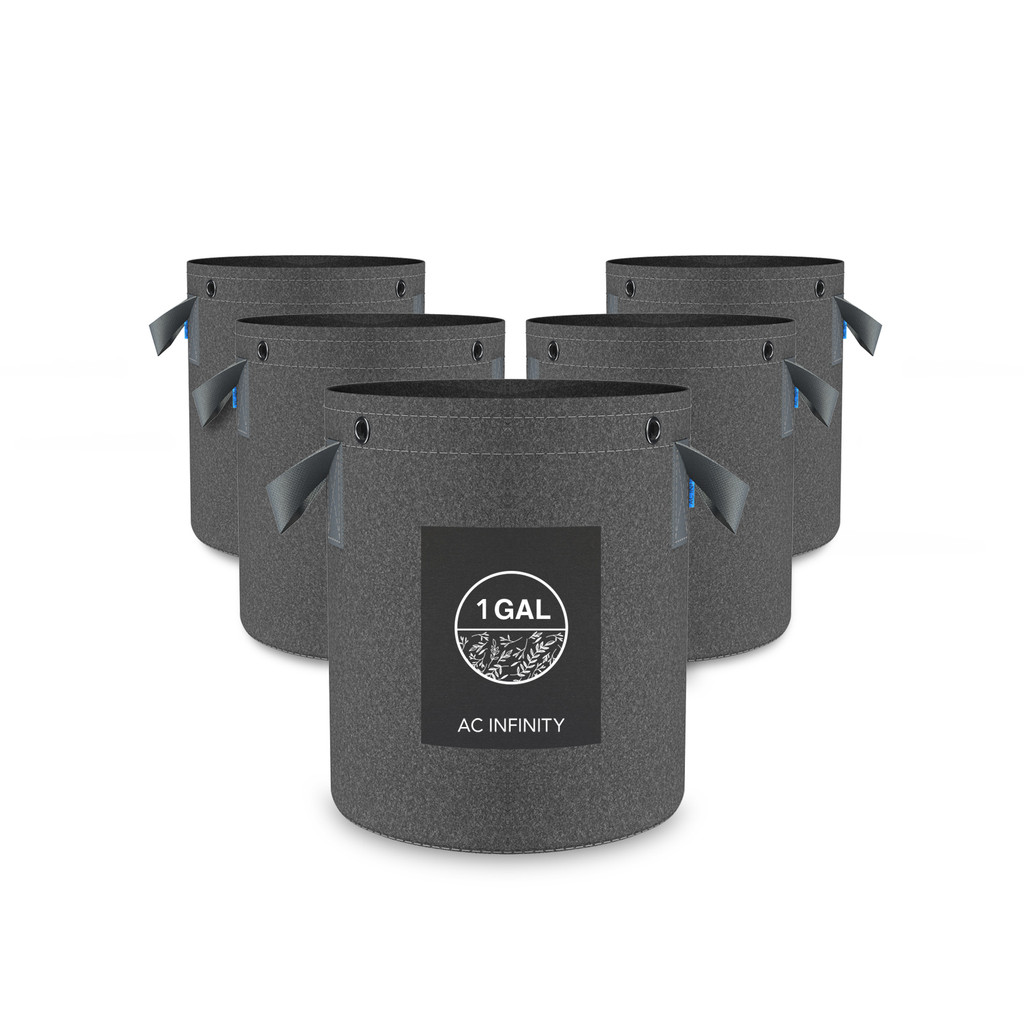Heavy Duty Reusable Fabric Pots - 5 Pack