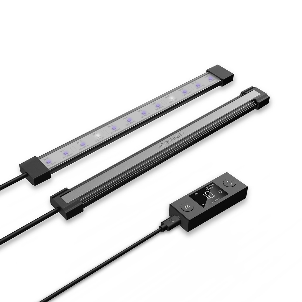 IONBEAM U2, Targeted Spectrum UV LED Grow Light Bars, 2-Bar Kit, 11-Inch