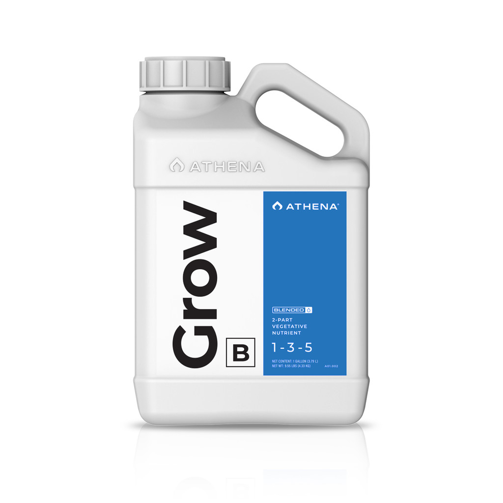Grow B, Vegetative Hydroponic Nutrient, Balanced Formula for Vigorous Plant Growth, 1 Gallon