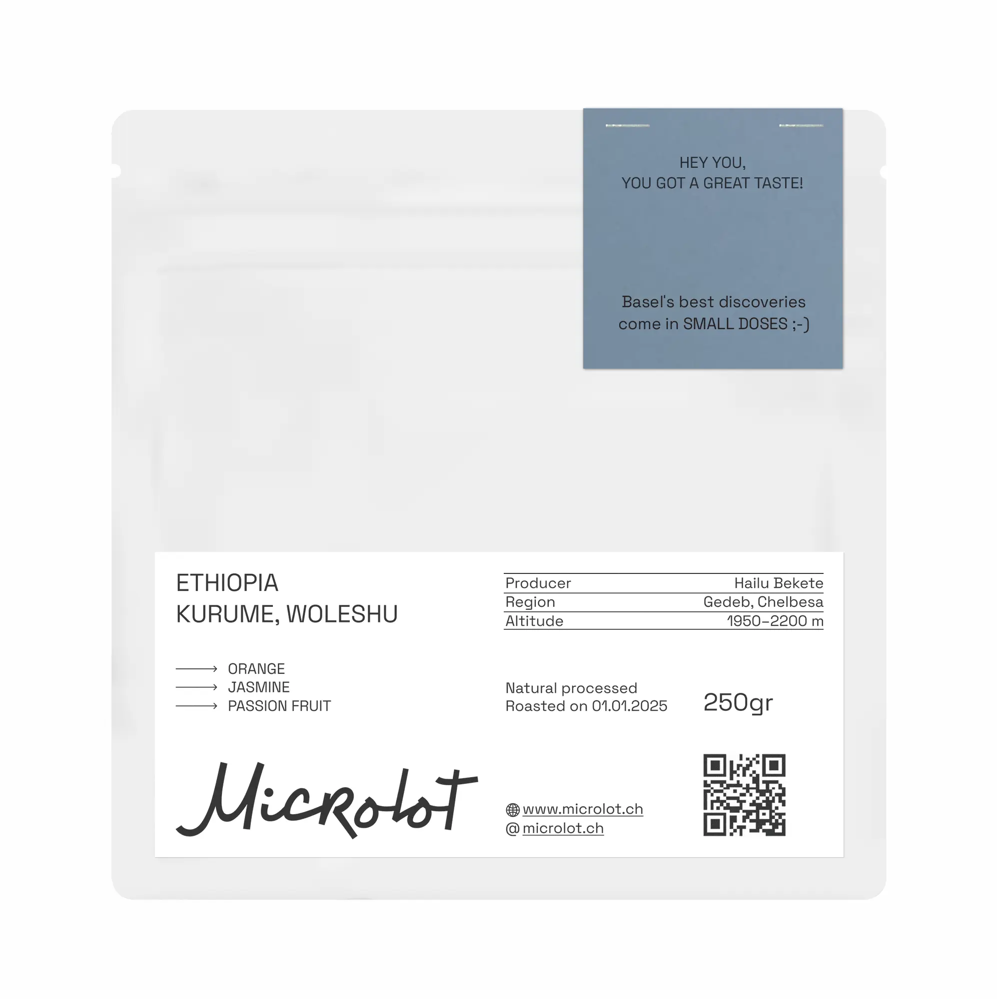 ETHIOPIA - KURUME, WOLESHU ⁄ NATURAL