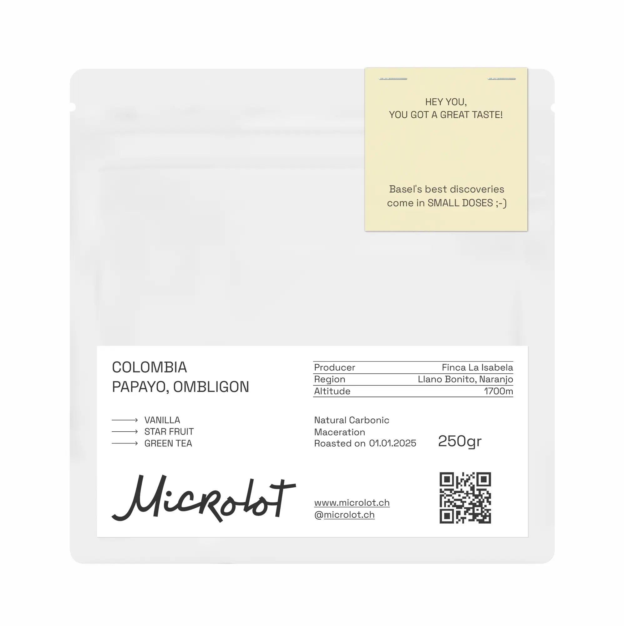 COLOMBIA - PAPAYO OMBLIGON ⁄ CARBONIC MACERATION