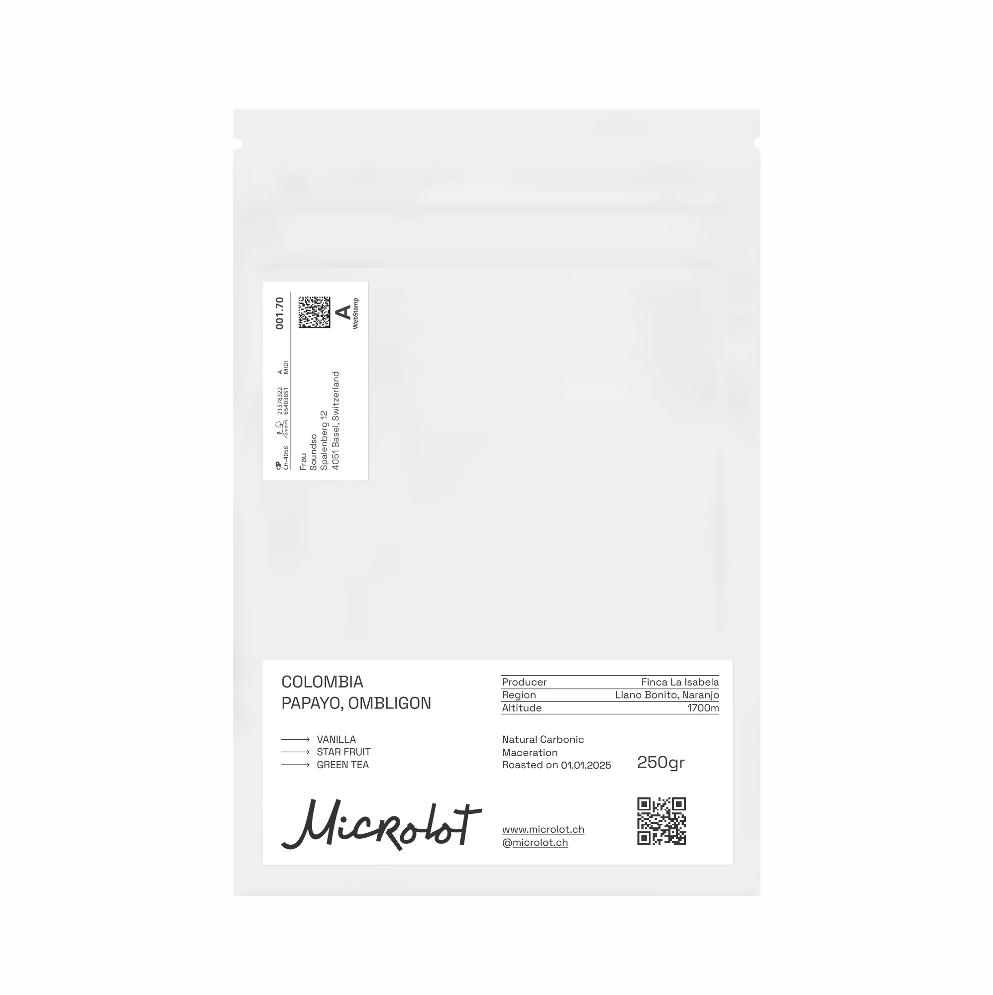 COLOMBIA - PAPAYO OMBLIGON ⁄ CARBONIC MACERATION