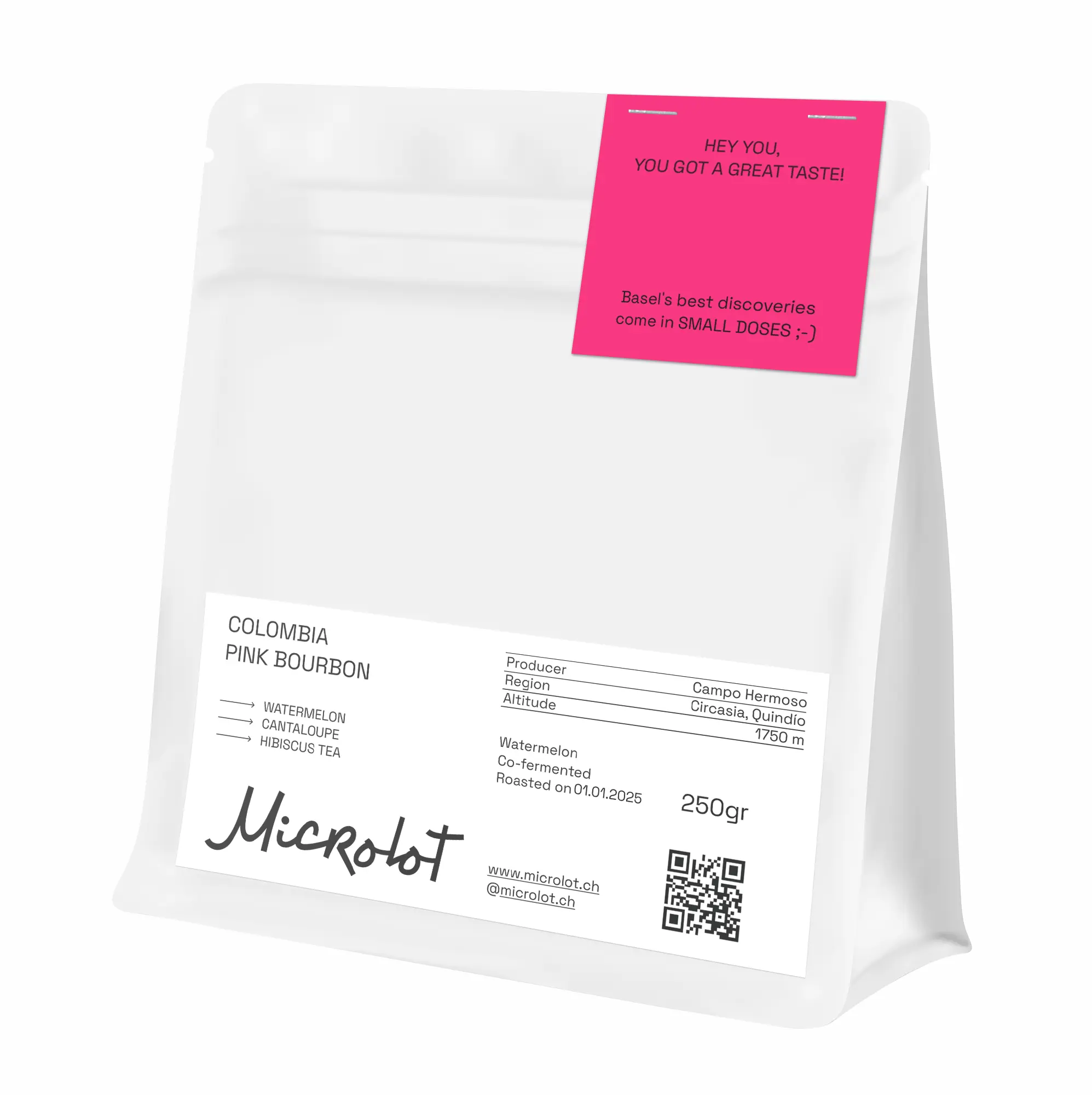 COLOMBIA – PINK BOURBON ⁄ CO-FERMENTED